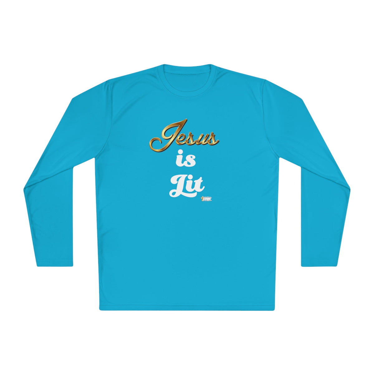 Jesus is Lit Women's Activewear Long Sleeve T-Shirt, Plus Size-KVOM KVOM Christian Clothing; Women’s Clothing; Women’s T-Shirts; Men's Clothing; Men's T-Shirts, Hoodies Sale; Ladies Tops; Ladies Dresses; Floral Tops; Floral Dresses; Flower Clothes; Activewear; Glorious; Psalms; Blessings On Blessings; Teens Clothing; Christian Book Store; Girl’s Clothing Sale; Mother’s Day Sale; Gifts For Sister; Christian Gifts; Gifts for Daughter; Spring Sale; Clearance Sale; Jesus; Christ Is King; Holy Ghost; God Got Me;