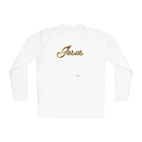 Jesus is Lit Women's Activewear Long Sleeve T-Shirt, Plus Size-KVOM KVOM Christian Clothing; Women’s Clothing; Women’s T-Shirts; Men's Clothing; Men's T-Shirts, Hoodies Sale; Ladies Tops; Ladies Dresses; Floral Tops; Floral Dresses; Flower Clothes; Activewear; Glorious; Psalms; Blessings On Blessings; Teens Clothing; Christian Book Store; Girl’s Clothing Sale; Mother’s Day Sale; Gifts For Sister; Christian Gifts; Gifts for Daughter; Spring Sale; Clearance Sale; Jesus; Christ Is King; Holy Ghost; God Got Me;