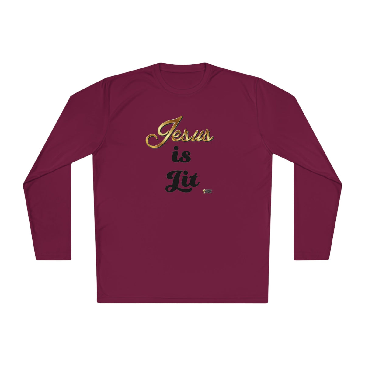 Jesus is Lit Women's Activewear Long Sleeve T-Shirt, Plus Size-KVOM KVOM Christian Clothing; Women’s Clothing; Women’s T-Shirts; Men's Clothing; Men's T-Shirts, Hoodies Sale; Ladies Tops; Ladies Dresses; Floral Tops; Floral Dresses; Flower Clothes; Activewear; Glorious; Psalms; Blessings On Blessings; Teens Clothing; Christian Book Store; Girl’s Clothing Sale; Mother’s Day Sale; Gifts For Sister; Christian Gifts; Gifts for Daughter; Spring Sale; Clearance Sale; Jesus; Christ Is King; Holy Ghost; God Got Me;