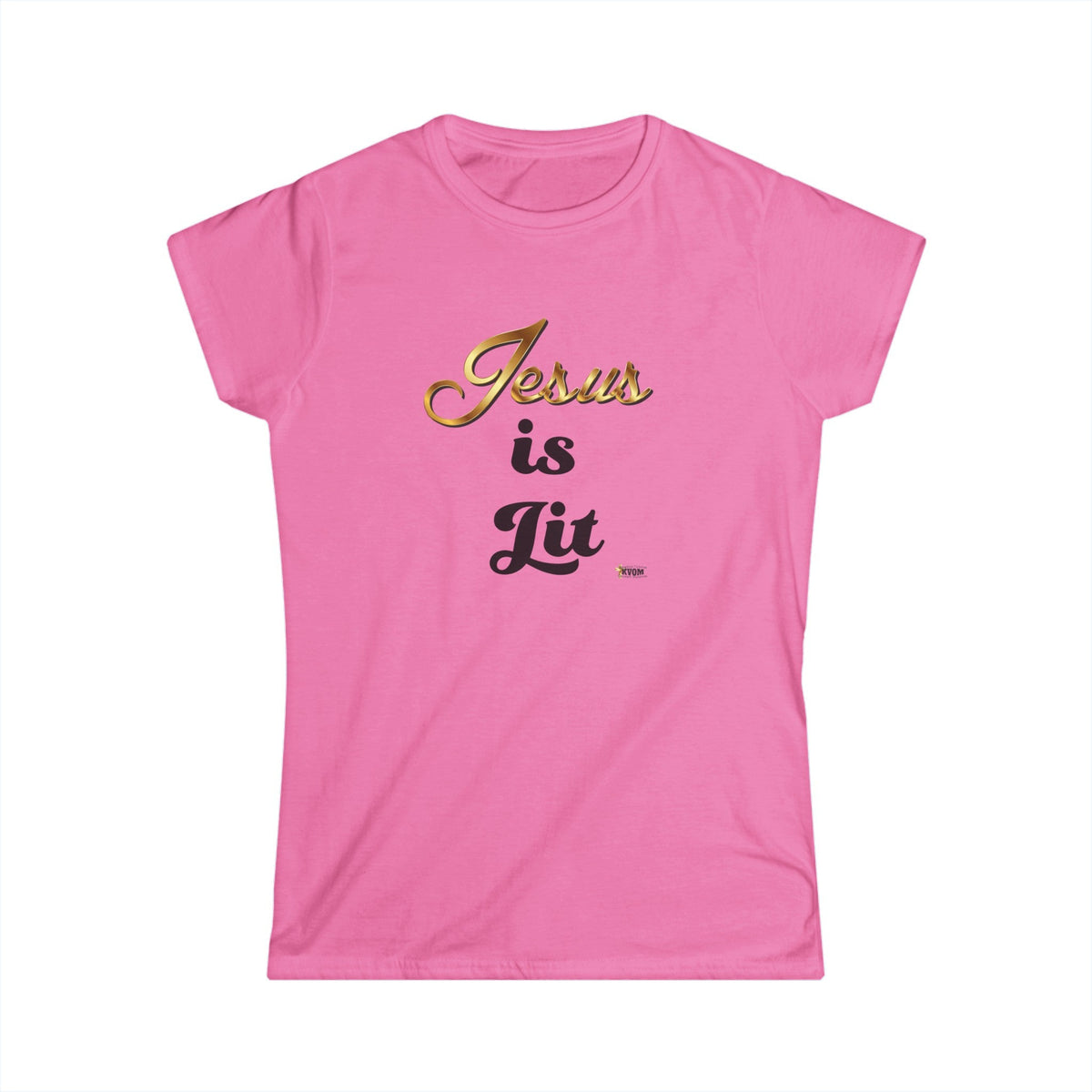 Jesus is Lit Women's Softstyle Tee-KVOM KVOM Christian Clothing; Women’s Clothing; Women’s T-Shirts; Men's Clothing; Men's T-Shirts, Hoodies Sale; Ladies Tops; Ladies Dresses; Floral Tops; Floral Dresses; Flower Clothes; Activewear; Glorious; Psalms; Blessings On Blessings; Teens Clothing; Christian Book Store; Girl’s Clothing Sale; Mother’s Day Sale; Gifts For Sister; Christian Gifts; Gifts for Daughter; Spring Sale; Clearance Sale; Jesus; Christ Is King; Holy Ghost; God Got Me; Spiritual Warrior; Propheti