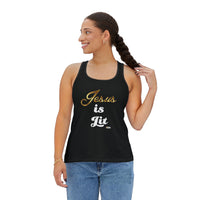 Jesus is Lit Women's Tank Top-KVOM KVOM Christian Clothing; Women’s Clothing; Women’s T-Shirts; Men's Clothing; Men's T-Shirts, Hoodies Sale; Ladies Tops; Ladies Dresses; Floral Tops; Floral Dresses; Flower Clothes; Activewear; Glorious; Psalms; Blessings On Blessings; Teens Clothing; Christian Book Store; Girl’s Clothing Sale; Mother’s Day Sale; Gifts For Sister; Christian Gifts; Gifts for Daughter; Spring Sale; Clearance Sale; Jesus; Christ Is King; Holy Ghost; God Got Me; Spiritual Warrior; Prophetic; Bl