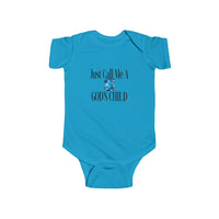 Just Call Me A G God's Child Infant Jersey Bodysuit-KVOM