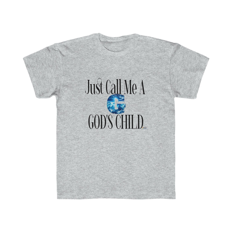 Just Call Me A G God's Child Kids Regular Fit T-Shirt-KVOM