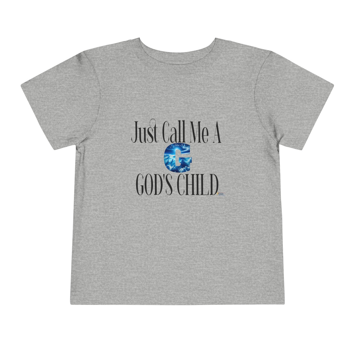 Just Call Me A G God's Child Toddler Short Sleeve Tee-KVOM