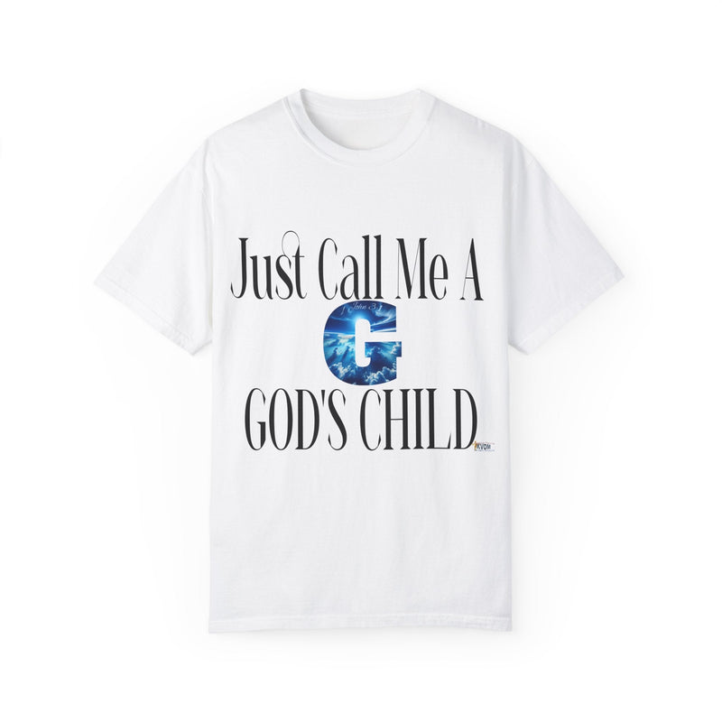 Just Call Me A G God's Child Unisex Relaxed Fit T-shirt-KVOM