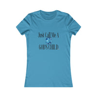 Just Call Me A G God's Child Women's Fitted Shirt-KVOM