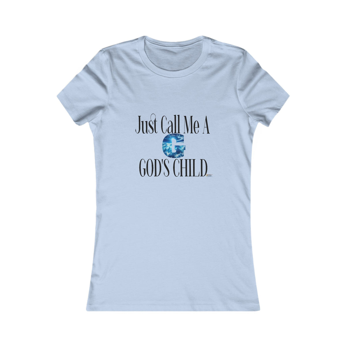 Just Call Me A G God's Child Women's Fitted Shirt-KVOM