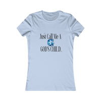 Just Call Me A G God's Child Women's Fitted Shirt-KVOM