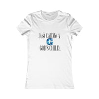 Just Call Me A G God's Child Women's Fitted Shirt-KVOM