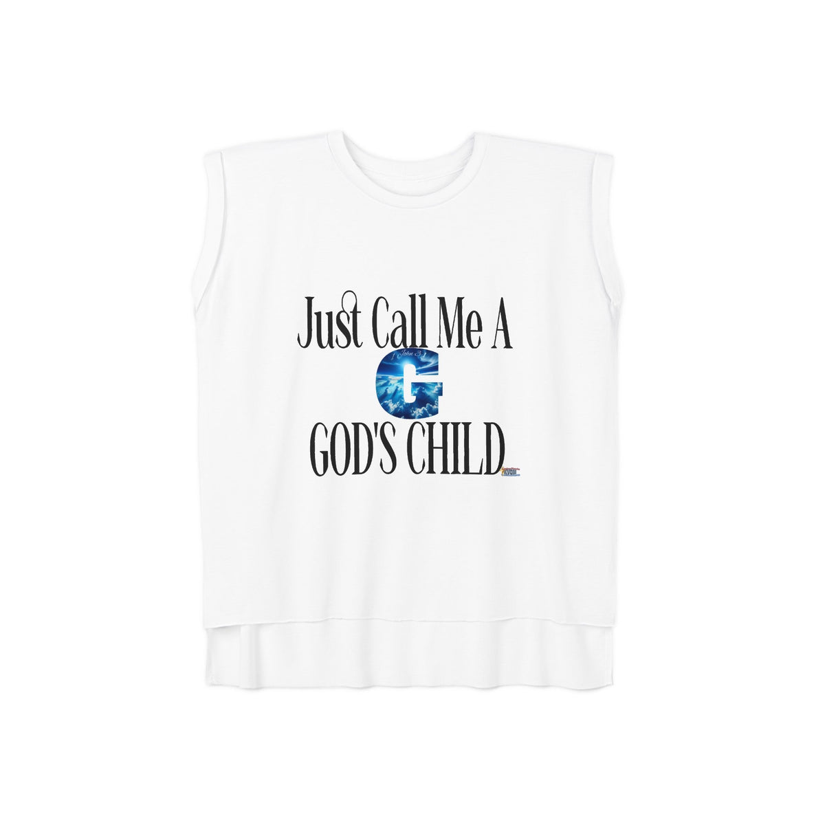 Just Call Me A G God's Child Women’s Flowy Muscle Shirt-KVOM