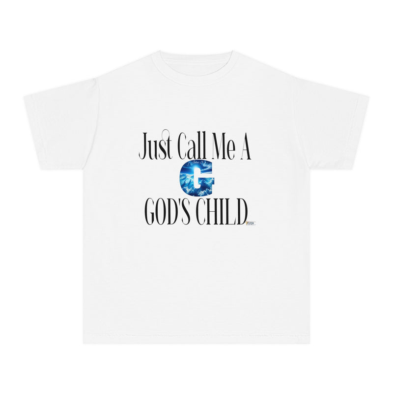 Just Call Me A G God's Child Youth T-Shirt-KVOM