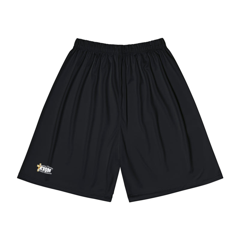 Just Call Me a G God's Child Men’s Sports Shorts, Black-KVOM