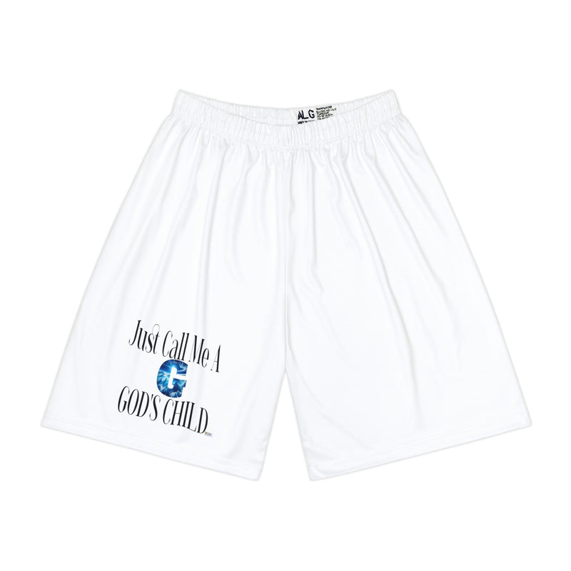 Just Call Me a G God's Child Men’s Sports Shorts-KVOM