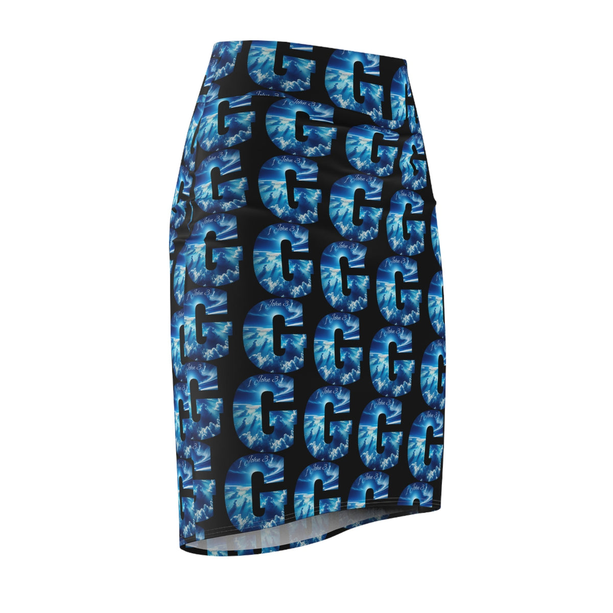 Just Call Me a G God's Child Women's Pencil Skirt, Black-KVOM