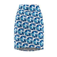 Just Call Me a G God's Child Women's Pencil Skirt, White-KVOM