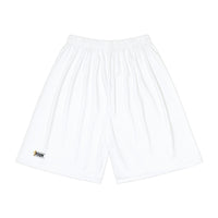 Just Call Me a G God's Child Women's Sports Shorts, White-KVOM