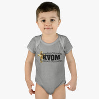 KVOM Black Logo Baby Onsie-Children's Clothing-KVOM