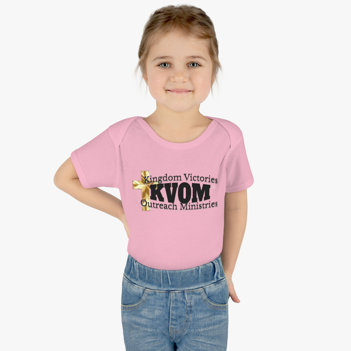 KVOM Black Logo Baby Onsie-Children's Clothing-KVOM