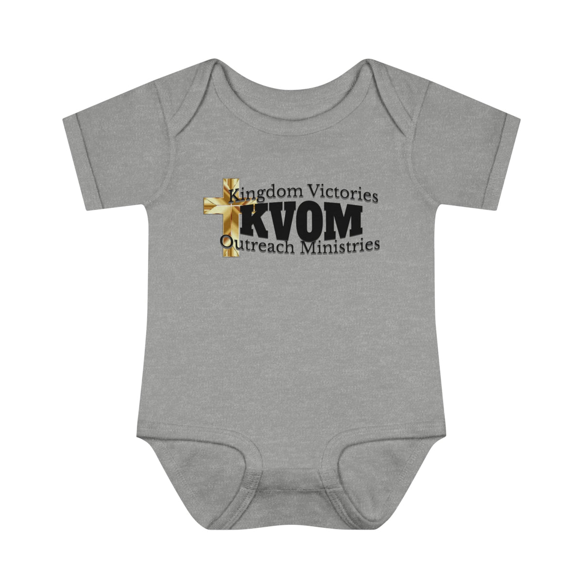 KVOM Black Logo Baby Onsie-Children's Clothing-KVOM