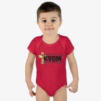 KVOM Black Logo Baby Onsie-Children's Clothing-KVOM