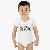 KVOM Black Logo Baby Onsie-Children's Clothing-KVOM