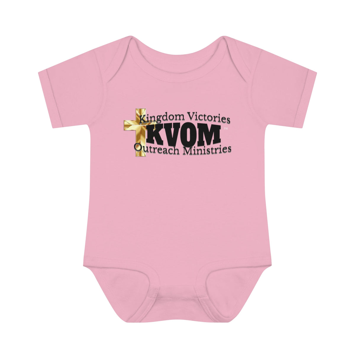 KVOM Black Logo Baby Onsie-Children's Clothing-KVOM