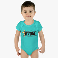 KVOM Black Logo Baby Onsie-Children's Clothing-KVOM