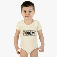 KVOM Black Logo Baby Onsie-Children's Clothing-KVOM