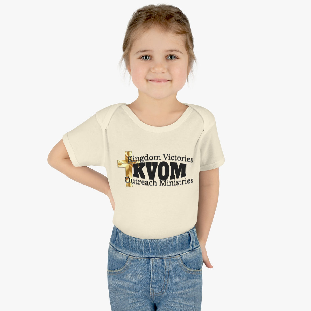 KVOM Black Logo Baby Onsie-Children's Clothing-KVOM