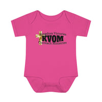 KVOM Black Logo Baby Onsie-Children's Clothing-KVOM