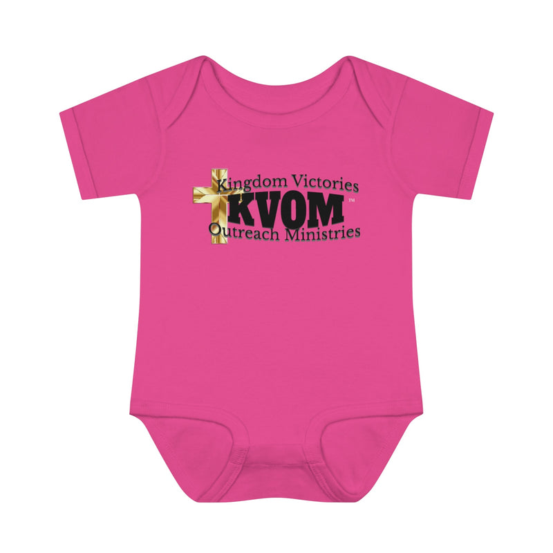 KVOM Black Logo Baby Onsie-Children's Clothing-KVOM