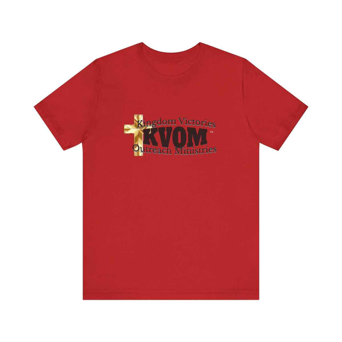 KVOM Black Logo Unisex Short Sleeve T-Shirt-KVOM