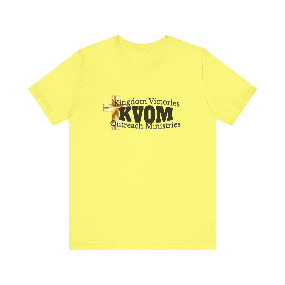 KVOM Black Logo Unisex Short Sleeve T-Shirt-KVOM