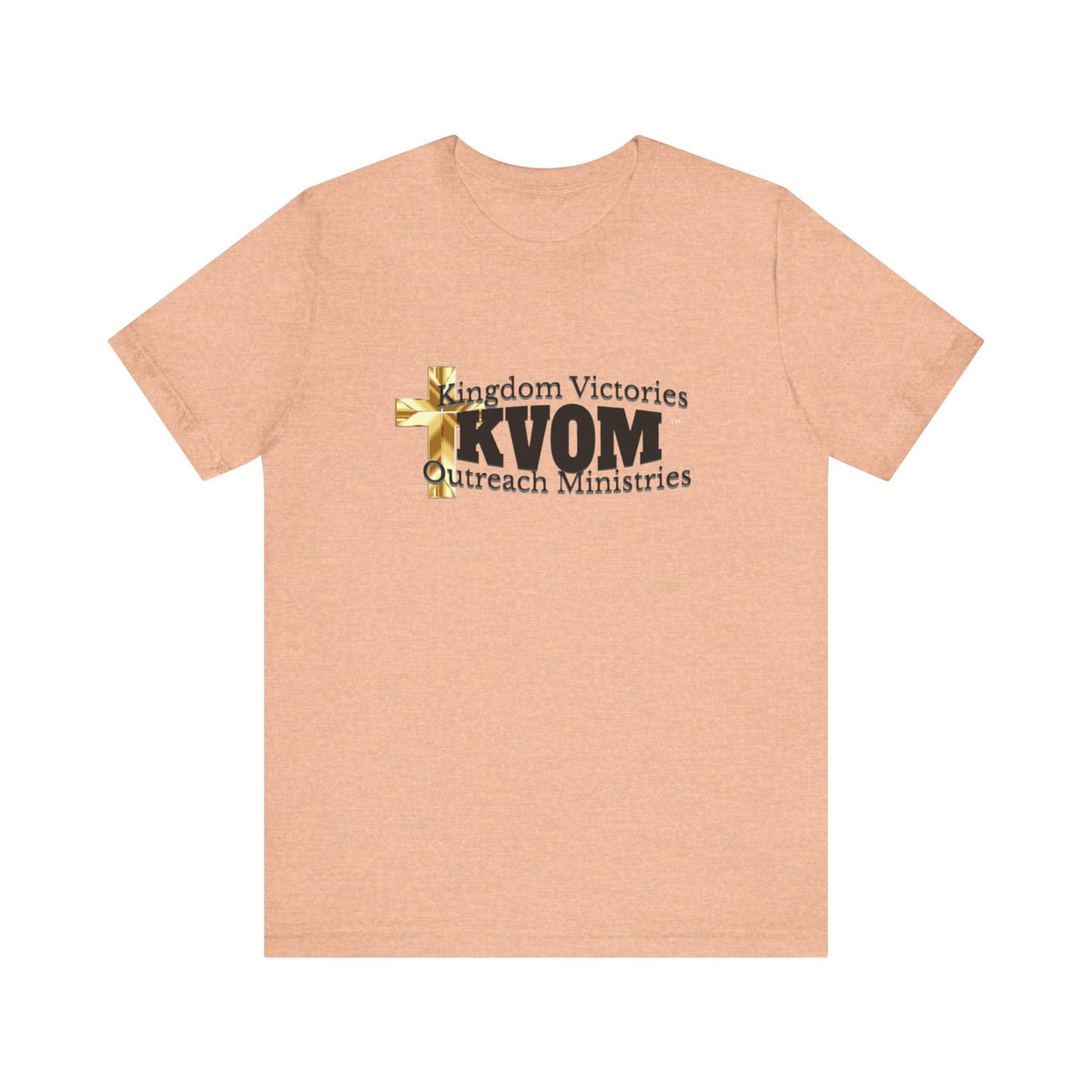 KVOM Black Logo Unisex Short Sleeve T-Shirt-KVOM