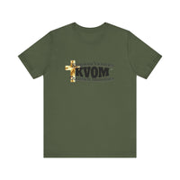 KVOM Black Logo Unisex Short Sleeve T-Shirt-KVOM