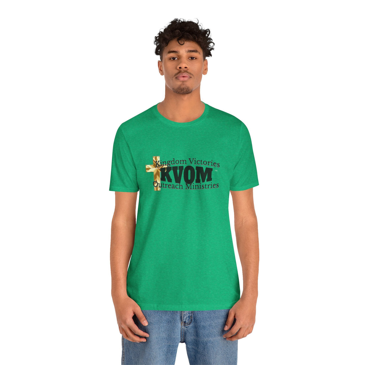 KVOM Black Logo Unisex Short Sleeve T-Shirt-KVOM