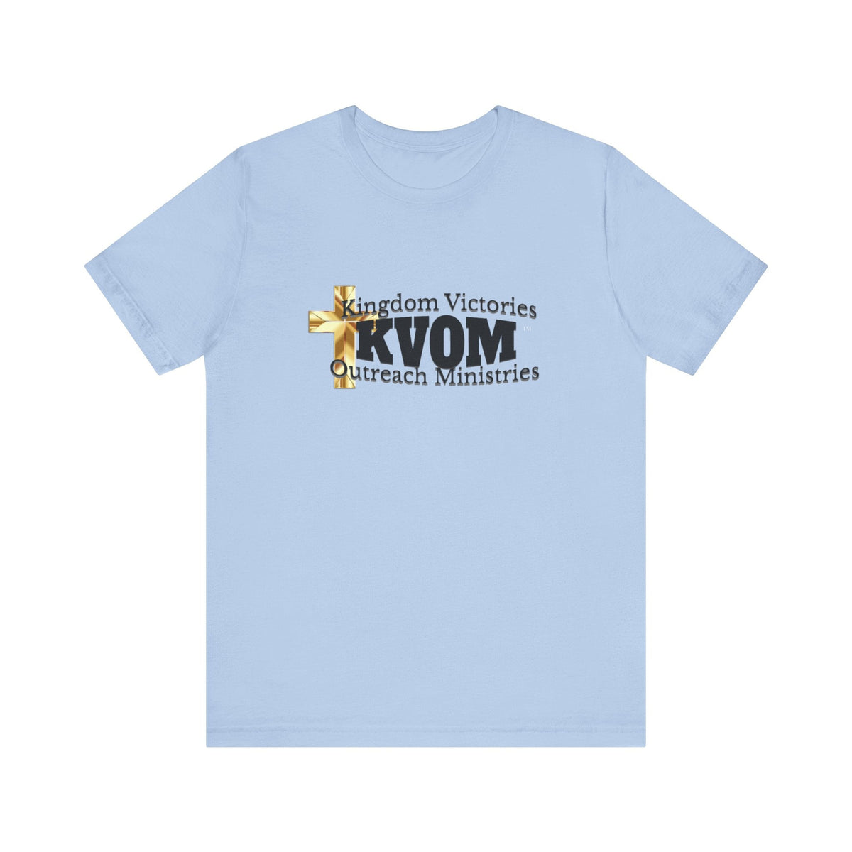 KVOM Black Logo Unisex Short Sleeve T-Shirt-KVOM