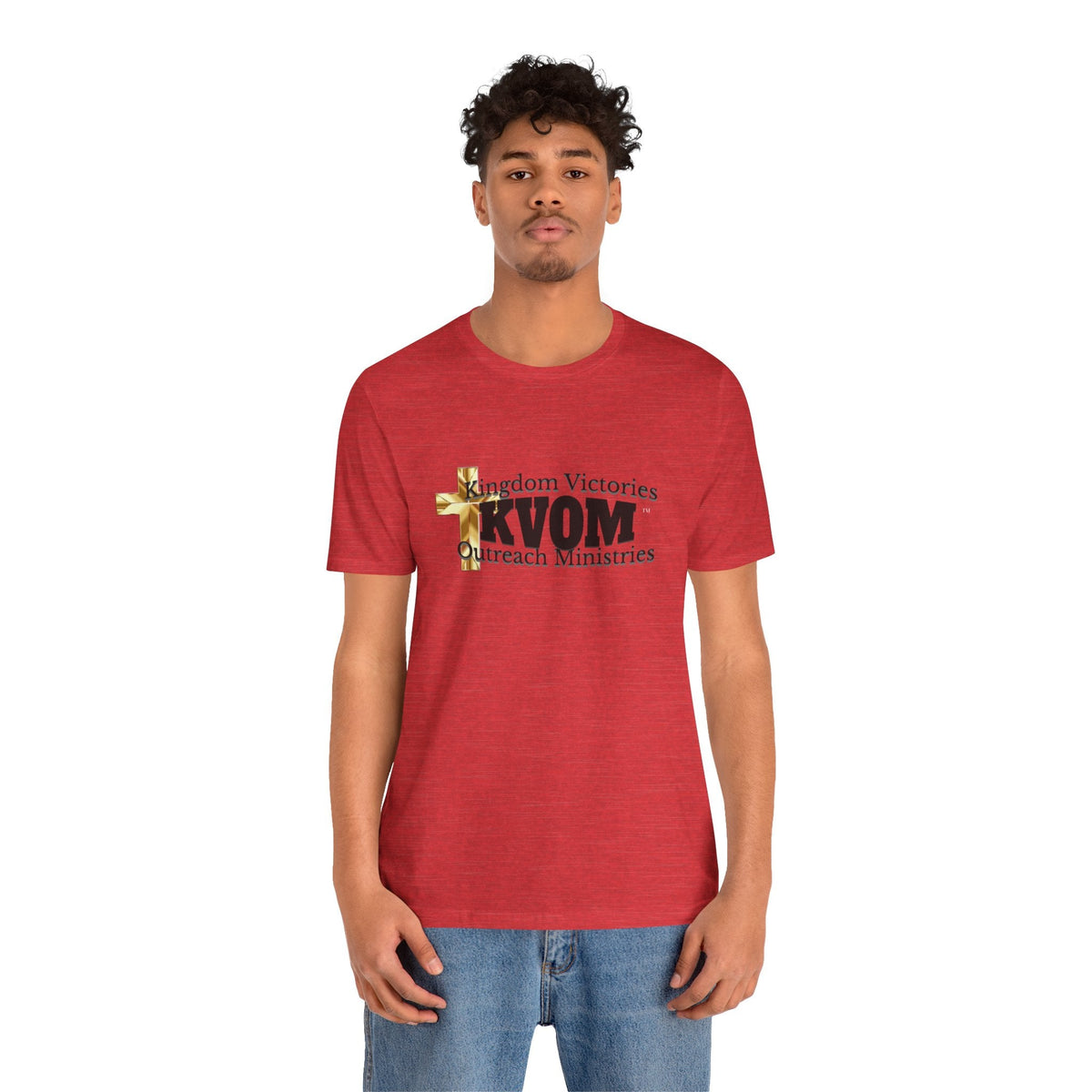 KVOM Black Logo Unisex Short Sleeve T-Shirt-KVOM