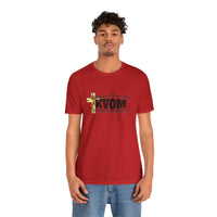 KVOM Black Logo Unisex Short Sleeve T-Shirt-KVOM