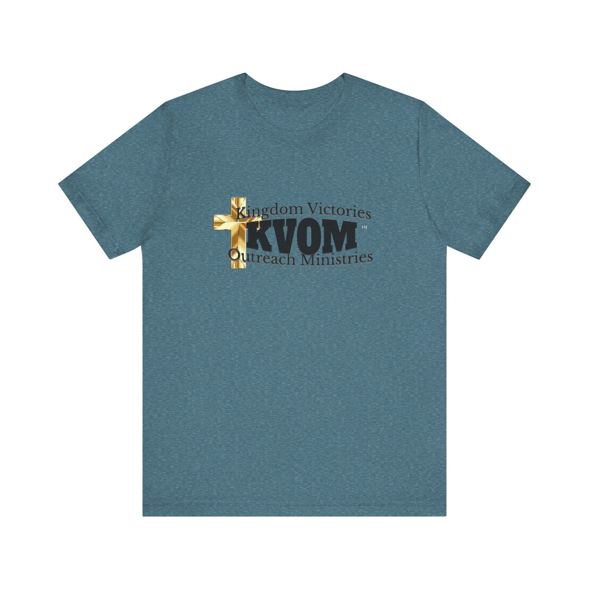 KVOM Black Logo Unisex Short Sleeve T-Shirt-KVOM