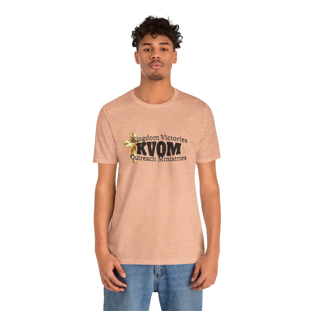 KVOM Black Logo Unisex Short Sleeve T-Shirt-KVOM