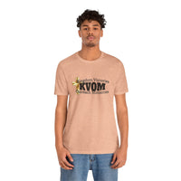 KVOM Black Logo Unisex Short Sleeve T-Shirt-KVOM