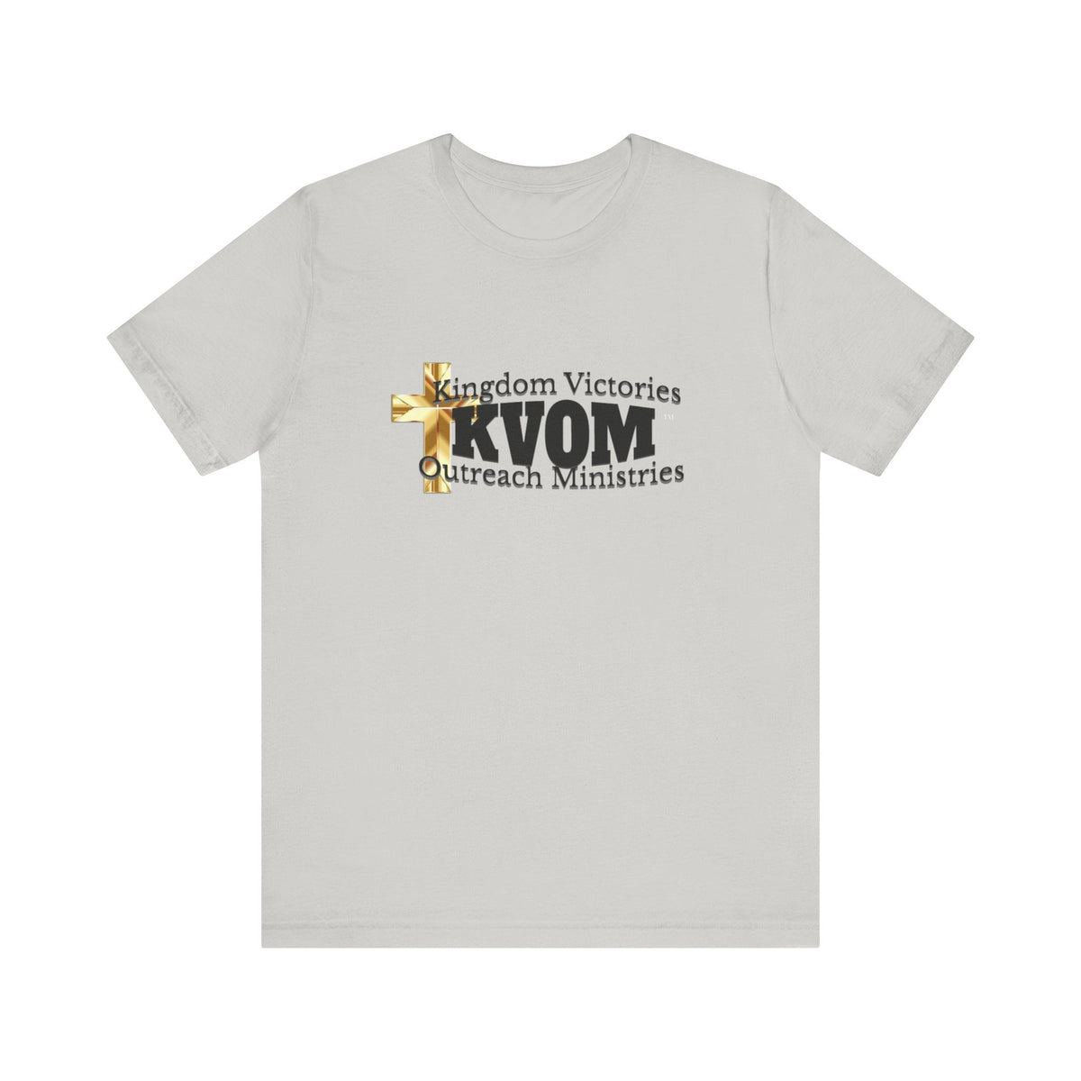 KVOM Black Logo Unisex Short Sleeve T-Shirt-KVOM