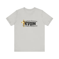 KVOM Black Logo Unisex Short Sleeve T-Shirt-KVOM