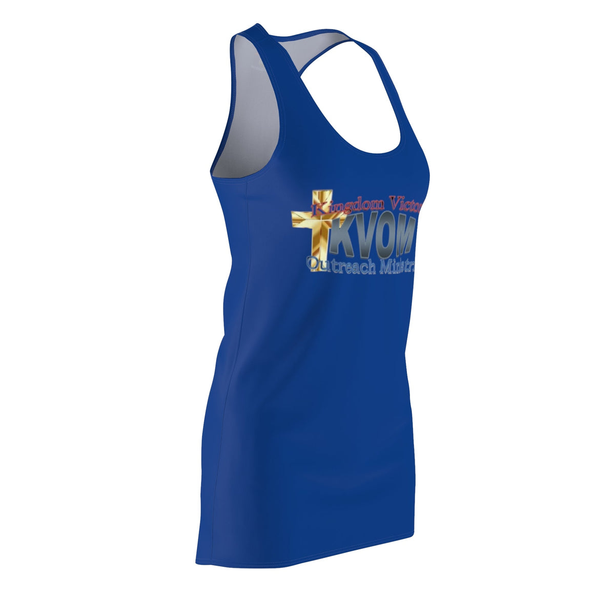 KVOM Blue Logo Racerback Dress-KVOM