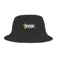 KVOM Logo Bucket Hat Black & White-KVOM; Christian Clothing; Women’s Clothing; Men's Clothes, Men's Hats, Women’s T-Shirts; Hoodies Sale; Ladies Tops; Ladies Dresses; Floral Tops; Floral Dresses; Flower Clothes; Activewear; Glorious; Psalms; Blessings On Blessings; Teens Clothing; Christian Book Store; Girl’s Clothing Sale; Mother’s Day Sale; Gifts For Sister; Christian Gifts; Gifts for Daughter; Spring Sale; Clearance Sale; Jesus; Christ Is King; Holy Ghost; God Got Me; Spiritual Warrior; Prophetic; Blessi