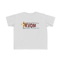 KVOM Logo Toddler's Jersey Style T-Shirt, Maroon Logo-Children's Clothing-KVOM