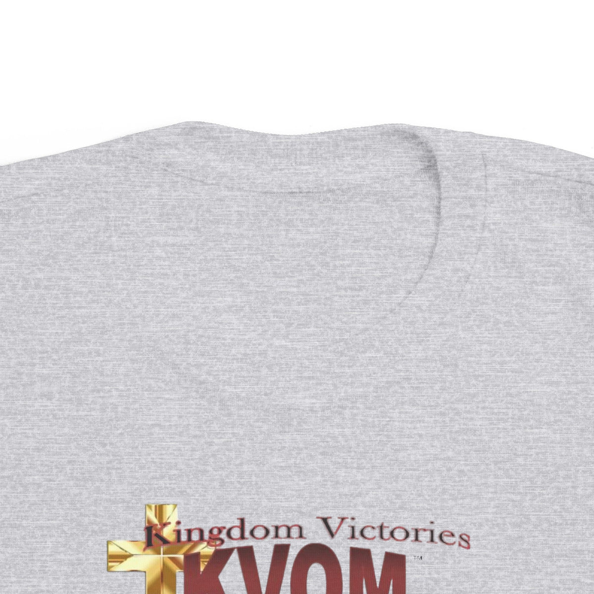 KVOM Logo Toddler's Jersey Style T-Shirt, Maroon Logo-Children's Clothing-KVOM