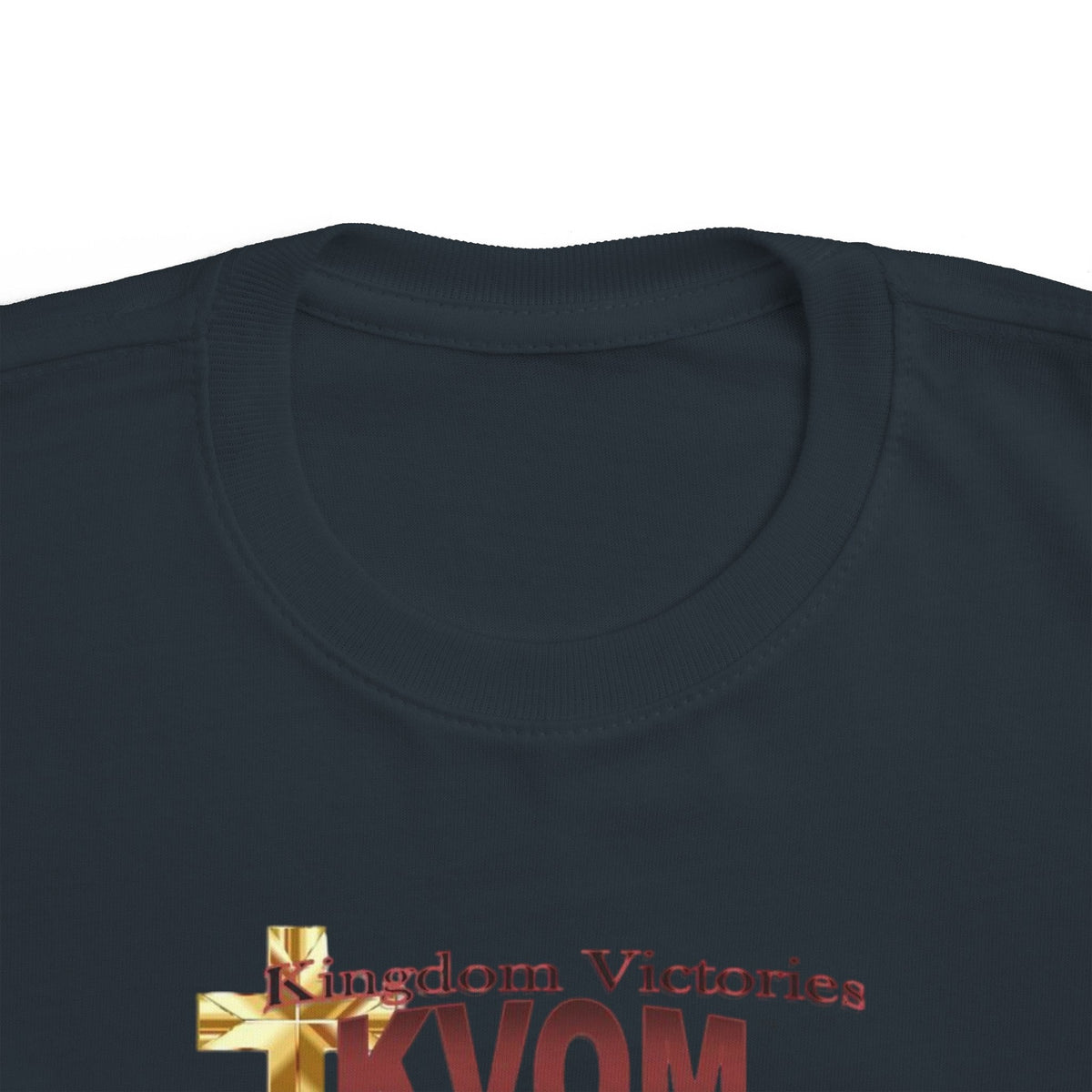 KVOM Logo Toddler's Jersey Style T-Shirt, Maroon Logo-Children's Clothing-KVOM