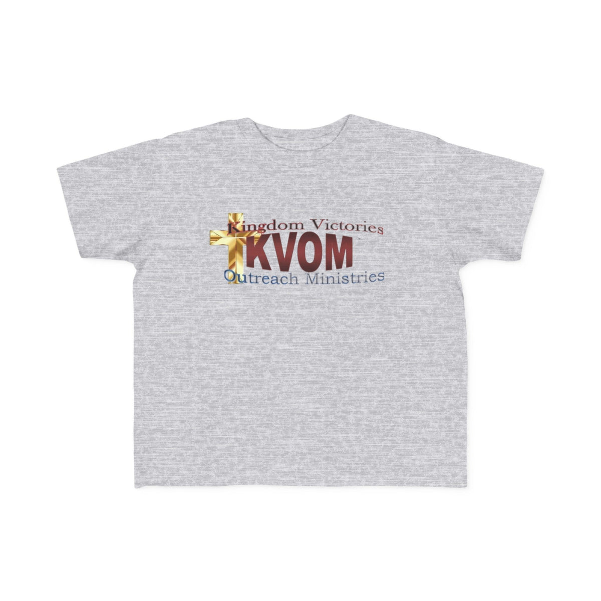 KVOM Logo Toddler's Jersey Style T-Shirt, Maroon Logo-Children's Clothing-KVOM